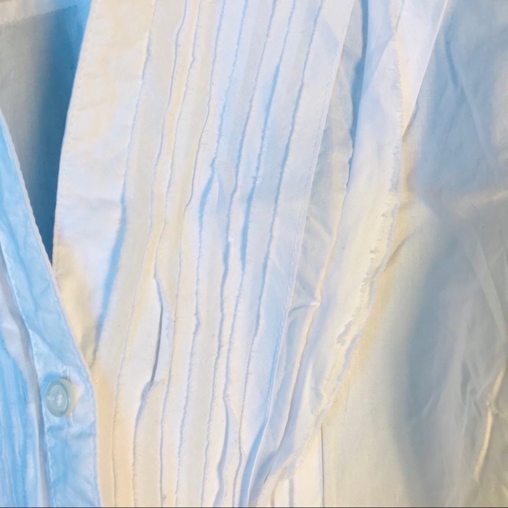ANN TAYLOR LOFT WHITE TOP SZ2 - Picture 3 of 8